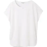 Tom Tailor Fabric Mix T-shirt Med Korte ærmer