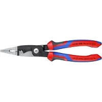 Knipex Tænger til elektrisk installationsarbejde 200 mm - KN 13 82 200