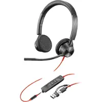HP Poly Poly 3325 Usb-c +3.5+usb-c/a Voip-hovedtelefoner