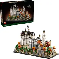 LEGO Architecture - Neuschwanstein Slot 21063 - 3455 Dele - - OneSize - Klodser