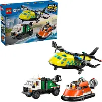 LEGO Remix - Fly, servicevogn og luftpudebåd 60505