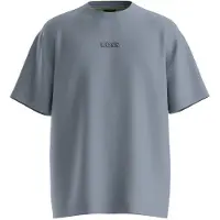 BOSS BOSStil mænd. 50519368 Grå Ten t-shirt (XXL), Casual, Bomuld, Korte ærmer