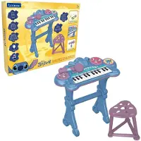 Disney Stitch Elektronisk Keyboard Med Mikrofon