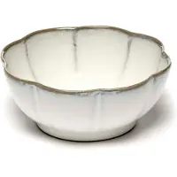 Serax Inku riflet skål XL Ø15 cm White