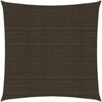 vidaXL solsejl 4,5x4,5 m 160 g/m² HDPE brun