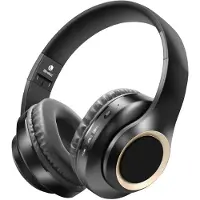 24hShop Kraftfuldt Bluetooth Stereoheadset Sammenklappelig - Sort