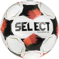 Select Fodbold Numero 10 V26 - Hvid/Rød, størrelse Ball SZ. 4