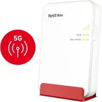 FRITZ! FRITZ!Box 6860 5G - Trådløs router - WWAN 1GbE - Wi-Fi 5, Wi-Fi 6 - Dual Band - 3G, 4G, 5G - VoIP telefon adapter (DECT)