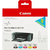 Canon Blækpatron MultiPack MBK,C,M,Y, R, Innehåll 5x