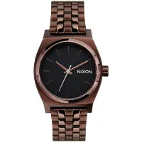 Nixon Dameur A1130-5244-00 Time Teller Sort/Rosaguldtonet stål Ø31