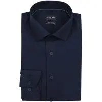 Olymp Luxor Skjorte 24/Seven Navy Blå Mørkeblå måle