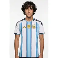 Adidas Fodboldtrøje 'Argentina 26 Home' blå / marin / guld / hvid