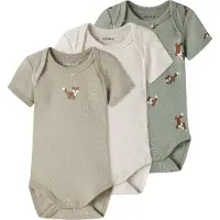 Name it Sparkedragt/Body beige / brun / taupe / jade