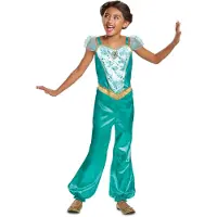 Liragram Disney Klassisk Prinsesse Jasmine-kostume Til Pige