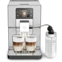Krups Intuition Experience+ EA877D10, Espressomaskine, 3 L, Kaffebønner, Indbygget kværn, 1550 W, Sort, Børstet stål