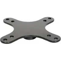 Gamber-Johnson MAX3 Device Plate - Komponenter til montering (monteringsplade) - anodiseret aluminium - sort pulverlakeret