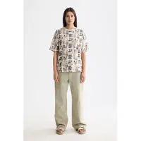 Scotch & Soda All Over Printed Loose Fit T-shirt Med Korte ærmer