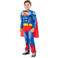 Rubies Superman Polstret Dragt Med Kappe-() Brugerdefineret 110-116 Cm