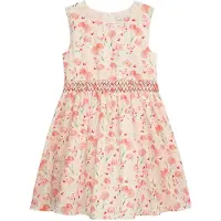 DANAMADE Kjole 'Dcelia' beige / grøn / gammelrosa