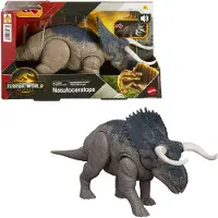 Mattel Jurassic World WILD ROAR Nasutoceratops, 4 År, Flerfarvet, Plast