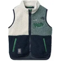 Liewood Vest 'Vada' navy / mint / hvid