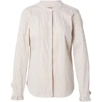 Mos Mosh Bluse 'MMMattie' sand / hvid