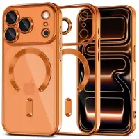 Tech-Protect iPhone 17 Pro Max MagFlex Cover - MagSafe-kompatibelt - Klar / Kosmisk Orange