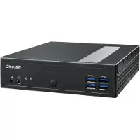 Shuttle Computer Group Shuttle XPC fanless DL40N - Barebone - mini PC 1 x N-series N150 / op til 3.6 GHz - RAM 0 GB - Intel Graphics - Gigabit Ethernet, 2.5 Gigabit Ethernet