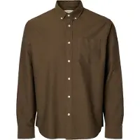 Selected Regrick Oxford Flex Skjorte Med Lange ærmer