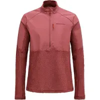 Peak Performance - Fleece - M Freelight Alpha Half Zip Wild Rouge til Unisex - Størrelse L - Rød