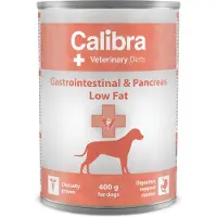 Calibra Dog Veterinary Diets - Gastrointestinal & Pancreas Low Fat - Vådfoder - 6 x 400 g