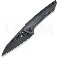 Bestech VK-Navi - Blackwash - Titanium foldekniv, sort