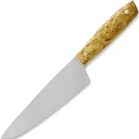 Nordic Knife Design Chef 195 chef´s knife, curly birch
