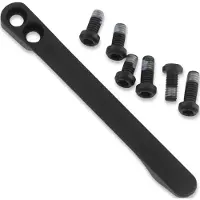 CIVIVI Plain Titanium Pocket Clip, musta