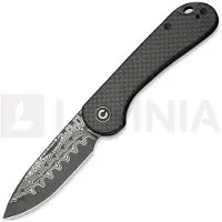 CIVIVI Elementum Slip Joint C18062AJ-DS1 Damascus, Twill Carbon, slipjoint pocket knife