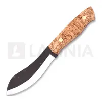Brisa Nessmuk 125 kniv, stabilized curly birch, firesteel