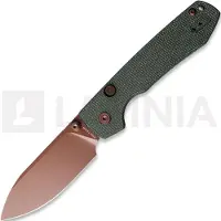 Vosteed Raccoon 2.0 Top Liner Lock - Copper Dune Drop - Micarta foldekniv, grøn