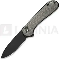 CIVIVI Button Lock Elementum II, Diamond Pattern Gray Al