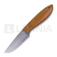 Brisa Bobtail 80 Multicarry kniv, mustard micarta