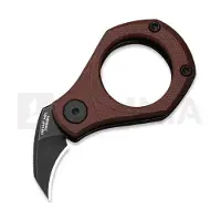 CIVIVI Pyrus, Burgundy G-10, Black Stonewash