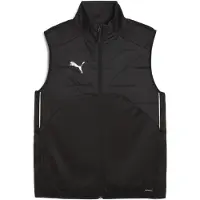 Puma Vest Teamwinter - Sort/Hvid, størrelse Small