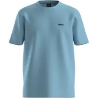 BOSS BOSStil mænd. 50506373 T-shirt Detalje blå (XL), Casual, Bomuld, Korte ærmer