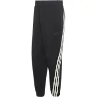 Adidas Sportsbukser 'Kit 3-Stripes Regular Cuffed' sort / hvid