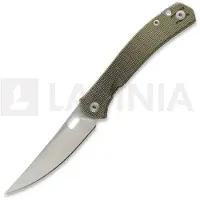 GiantMouse ACE Bleecker foldekniv, Green Canvas Micarta