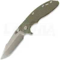 Hinderer XM-18 3.5 Skinny Harpoon Spanto foldekniv, Magnacut, Stonewash, olivengrønn