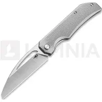 Bestech Mini Taipan - Vertical Satin+Flat Satin - Titanium foldekniv, Beadblasted