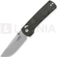 The James Brand The Kline - Black / Stainless / Micarta / Straight foldekniv