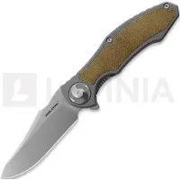 RealSteel Exorcist foldekniv, Natural Micarta