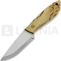 Brisa Bobtail 80 Multicarry kniv, curly birch