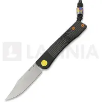 Tactile Knife Bexar - Stonewash - Titanium foldekniv, Groove + Cerakote